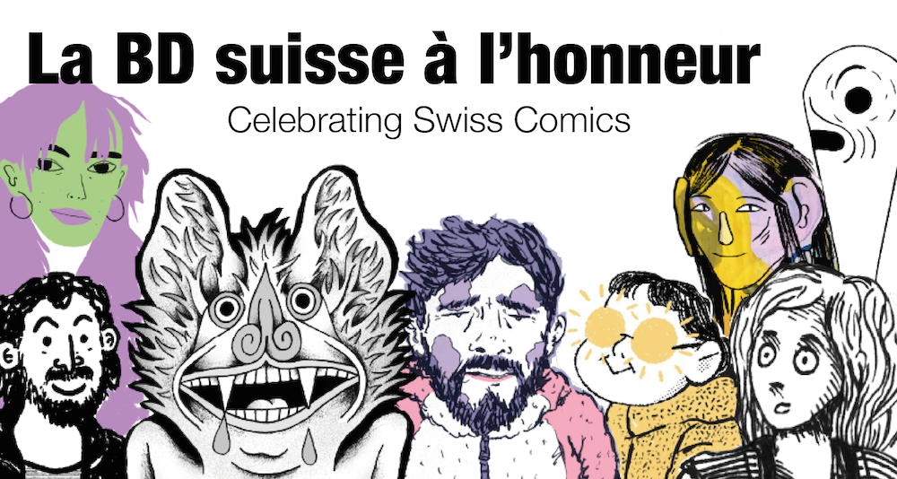 Bandeau Bande Dessinée suisse à l'honneur du 14e FBDM
